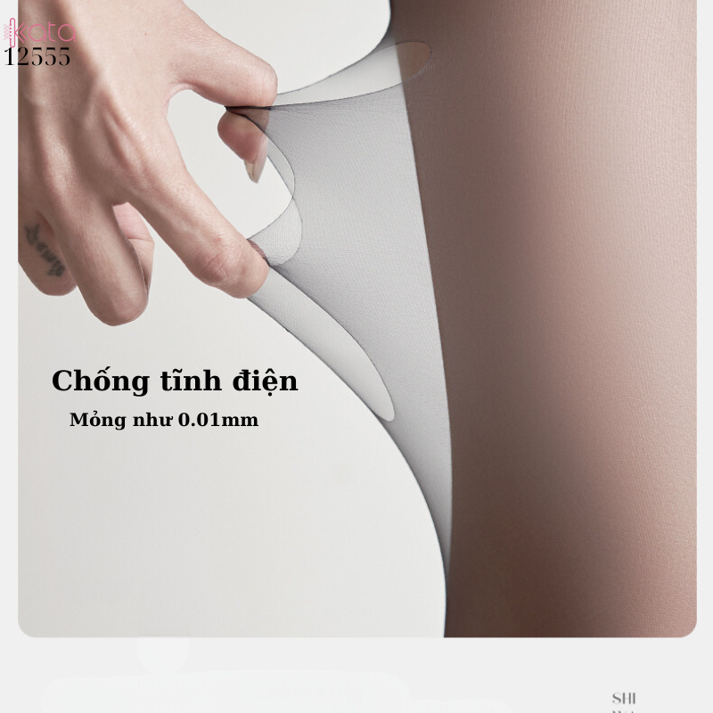 Quần tất tơ siêu mỏng,trong suốt,sexy và giảm béo bắp chân,quần chống tĩnh điện 12555