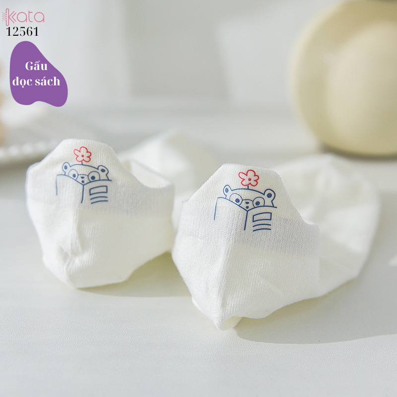 Tất cotton mỏng mát mùa hè,tất cổ ngắn thấm hút mồ hôi 12561