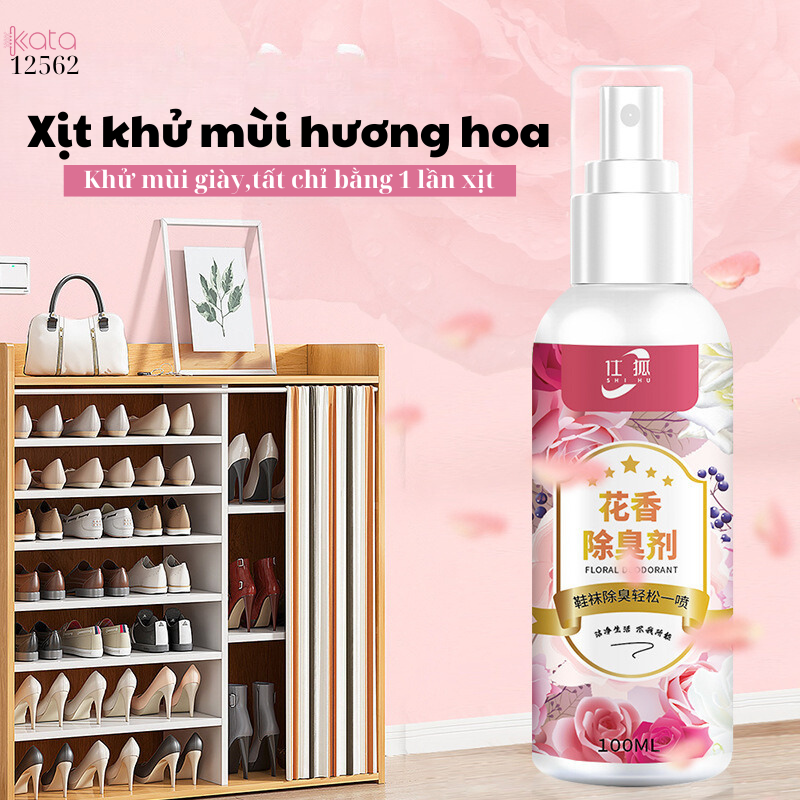 Khử mùi giày,tất hương hoa thực vật,khử mùi và kháng khuẩn lưu hương lâu dài 12562