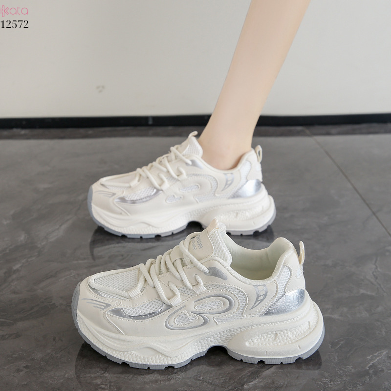 Giày thể thao Sneaker thoáng khí,giày tăng chiều cao phong cách sinh viên Hàn Quốc 12573