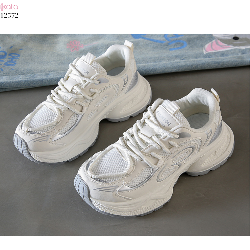 Giày thể thao Sneaker thoáng khí,giày tăng chiều cao phong cách sinh viên Hàn Quốc 12573