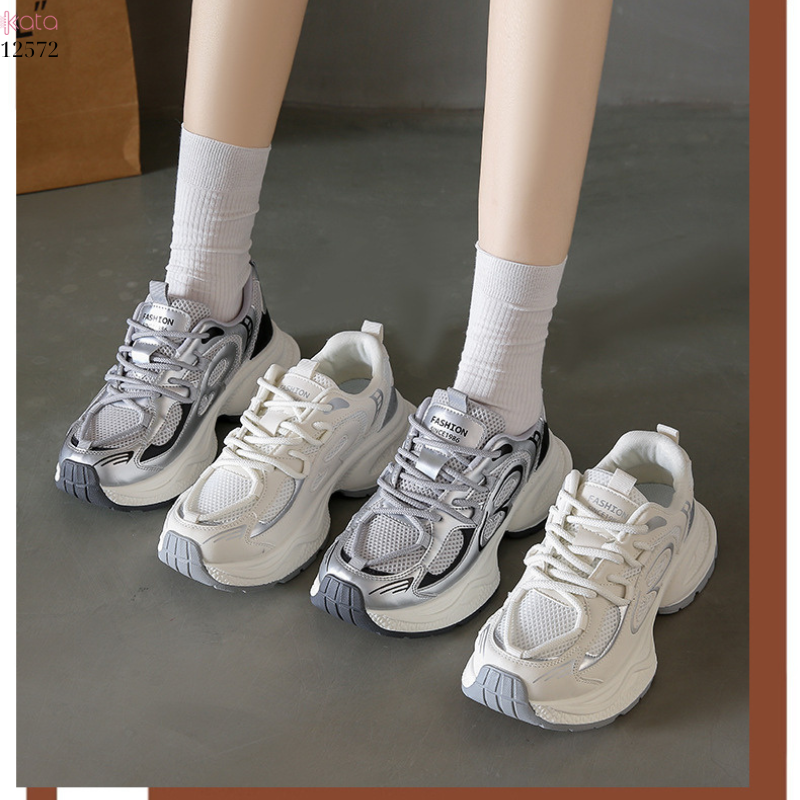 Giày thể thao Sneaker thoáng khí,giày tăng chiều cao phong cách sinh viên Hàn Quốc 12572