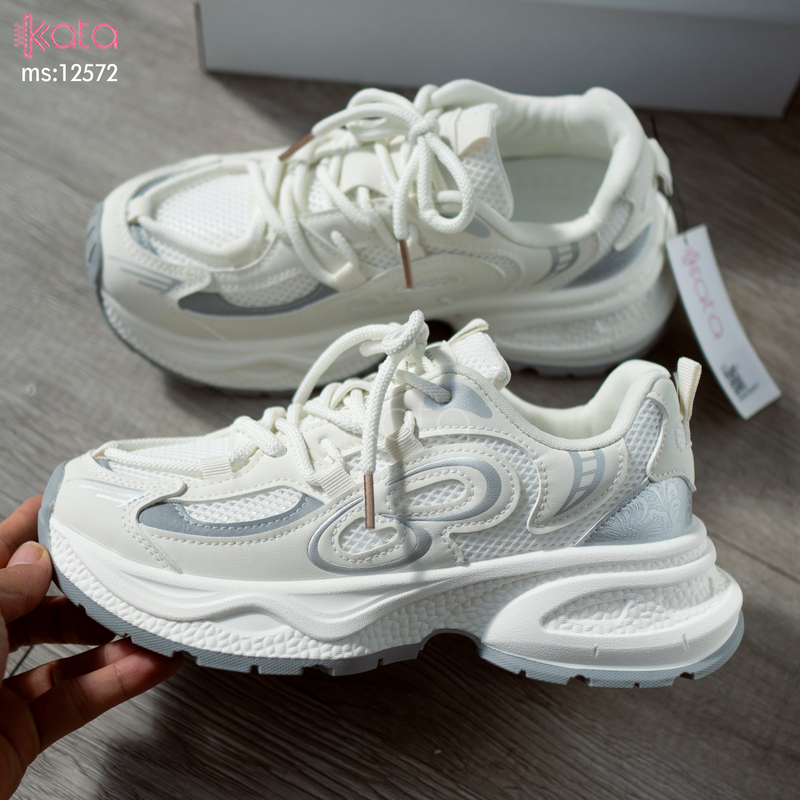 Giày thể thao Sneaker thoáng khí,giày tăng chiều cao phong cách sinh viên Hàn Quốc 12573