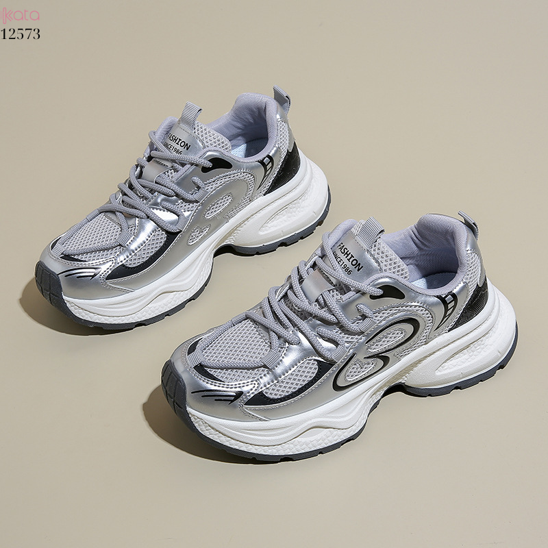 Giày thể thao Sneaker thoáng khí,giày tăng chiều cao phong cách sinh viên Hàn Quốc 12572