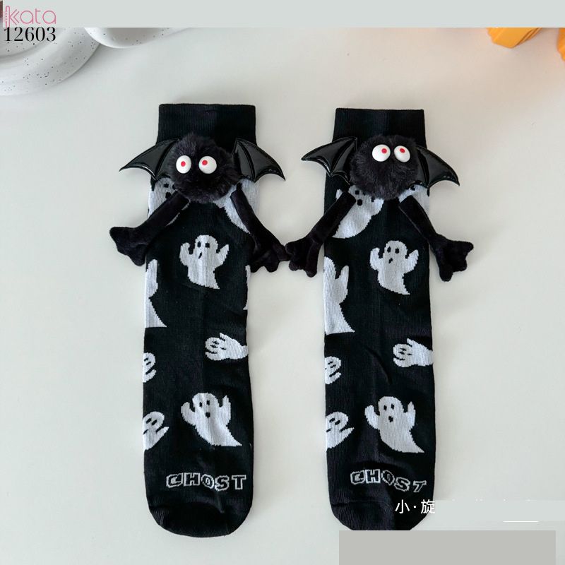 Tất quà tặng Halloween,vớ dơi hoạt hình,vớ cặp đôi nắm tay 12603