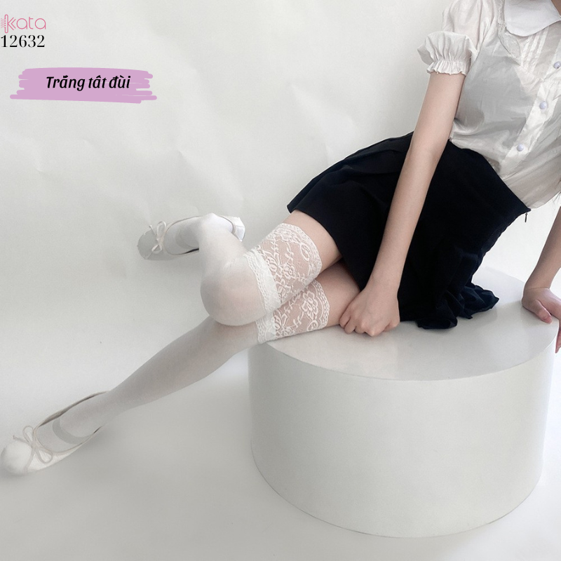 Tất ren nữ JK Nhật Bản ngọt ngào Lolita,tất Midi School Boots 12632