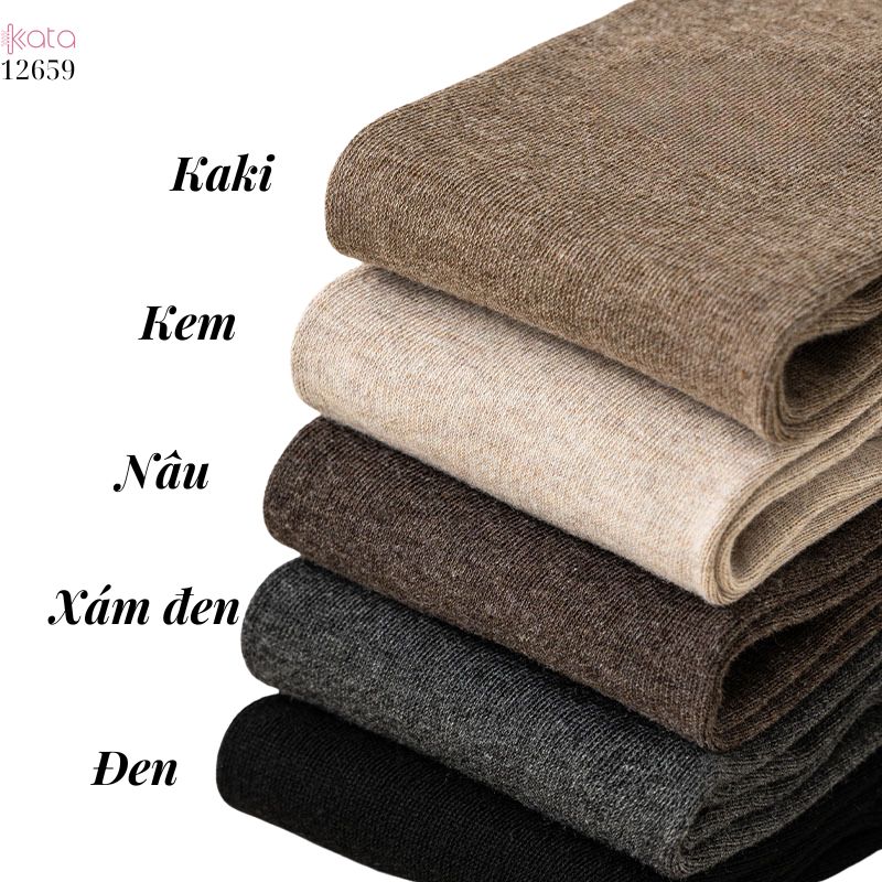 Tất đùi giữ nhiệt thu đông,tất dài trên đầu gối cotton dày chất lượng cao 12659