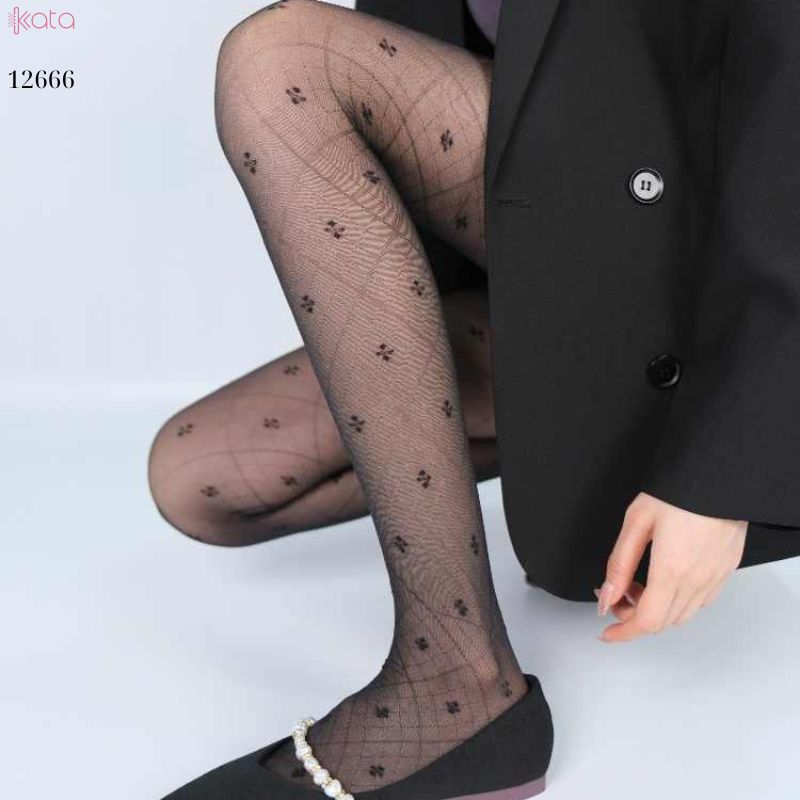 Quần tất legging siêu mỏng 5D,tất vải lụa cỏ bốn lá 12666