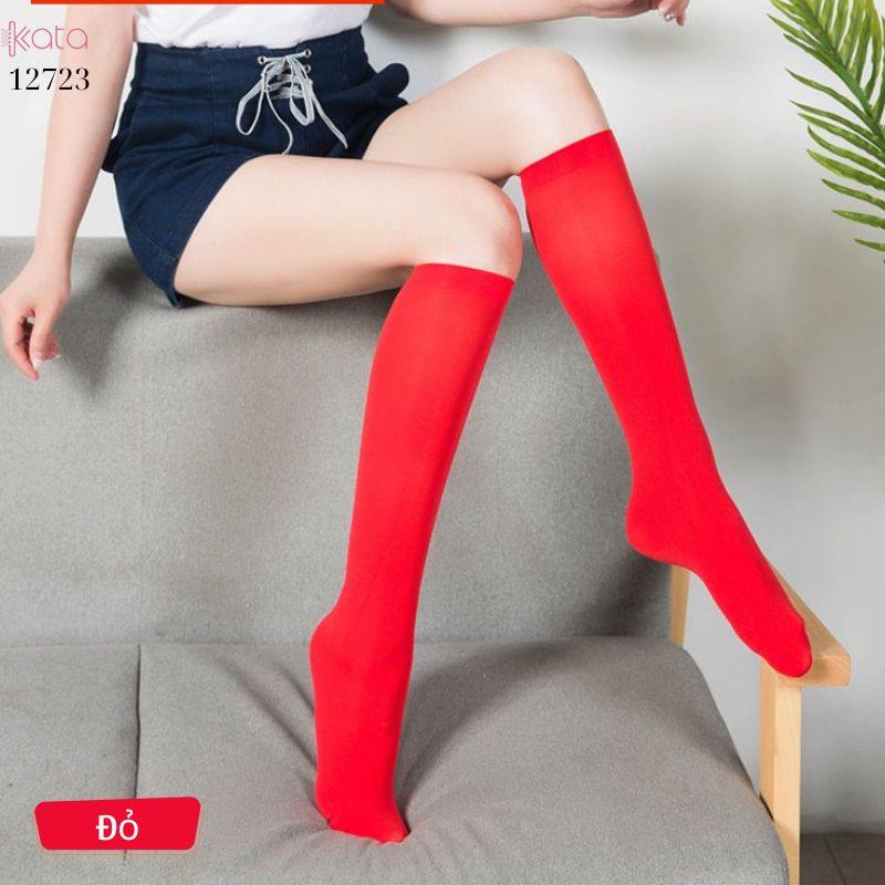 Tất nhung nhiều màu,tất JK qua gối,bắp chân,giữa bắp chân,tất đồng phục học sinh 12724