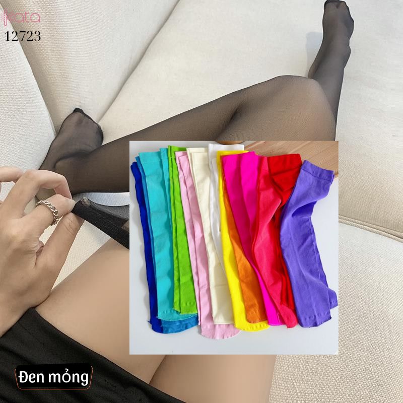 Tất nhung nhiều màu,tất JK qua gối,bắp chân,giữa bắp chân,tất đồng phục học sinh 12724