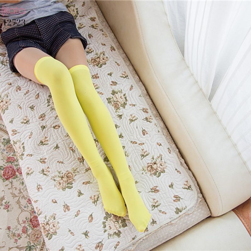 Tất nhung nhiều màu,tất JK qua gối,bắp chân,giữa bắp chân,tất đồng phục học sinh 12724