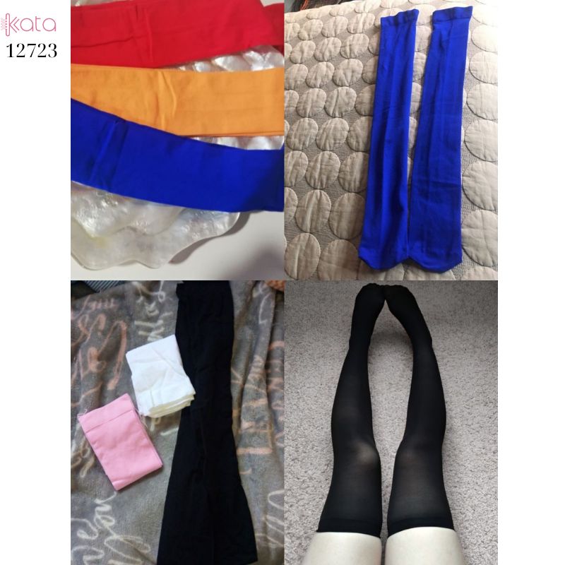 Tất nhung nhiều màu,tất JK qua gối,bắp chân,giữa bắp chân,tất đồng phục học sinh 12724