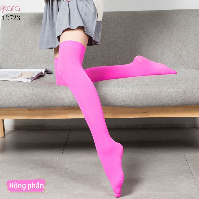 Tất nhung nhiều màu,tất JK qua gối,bắp chân,giữa bắp chân,tất đồng phục học sinh 12725