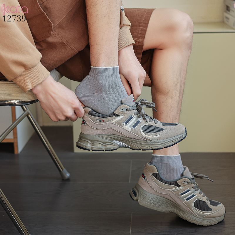 Tất vớ Nam chất liệu sợi tre thấm hút mồ hôi,tất thuyền vô hình,không đường may 12739