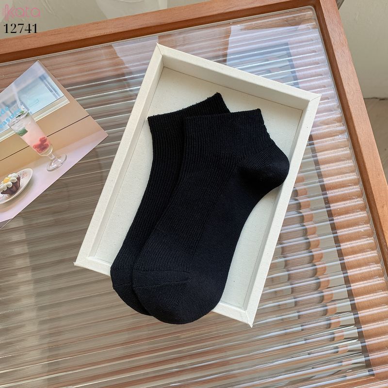 Tất vớ Nữ chất liệu sợi tre thấm hút mồ hôi,tất cổ thấp,không đường may 12741
