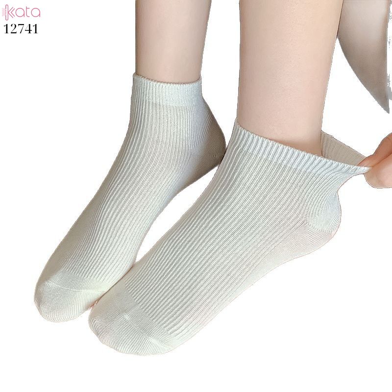 Tất vớ Nữ chất liệu sợi tre thấm hút mồ hôi,tất cổ thấp,không đường may 12741