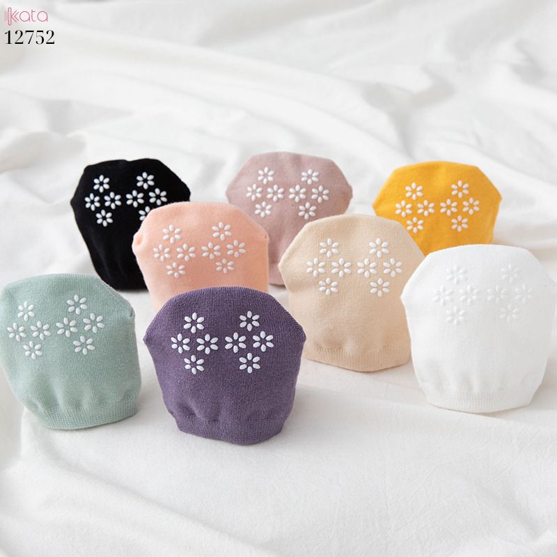 Tất nửa bàn chân silicone chống trượt giày cao gót,tất mỏng thấm hút mồ hôi mùa hè 12752