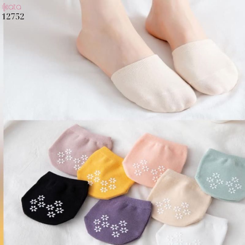 Tất nửa bàn chân silicone chống trượt giày cao gót,tất mỏng thấm hút mồ hôi mùa hè 12752