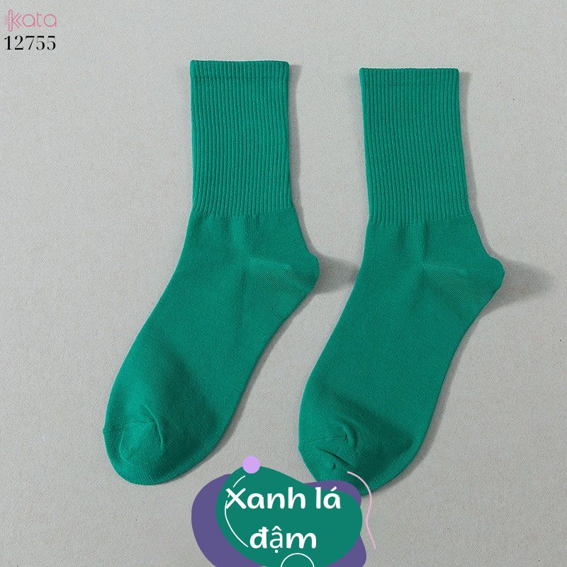Tất vớ thể thao đồng phục mùa hè,tất bông mềm mịn thấm hút mồ hôi 12755