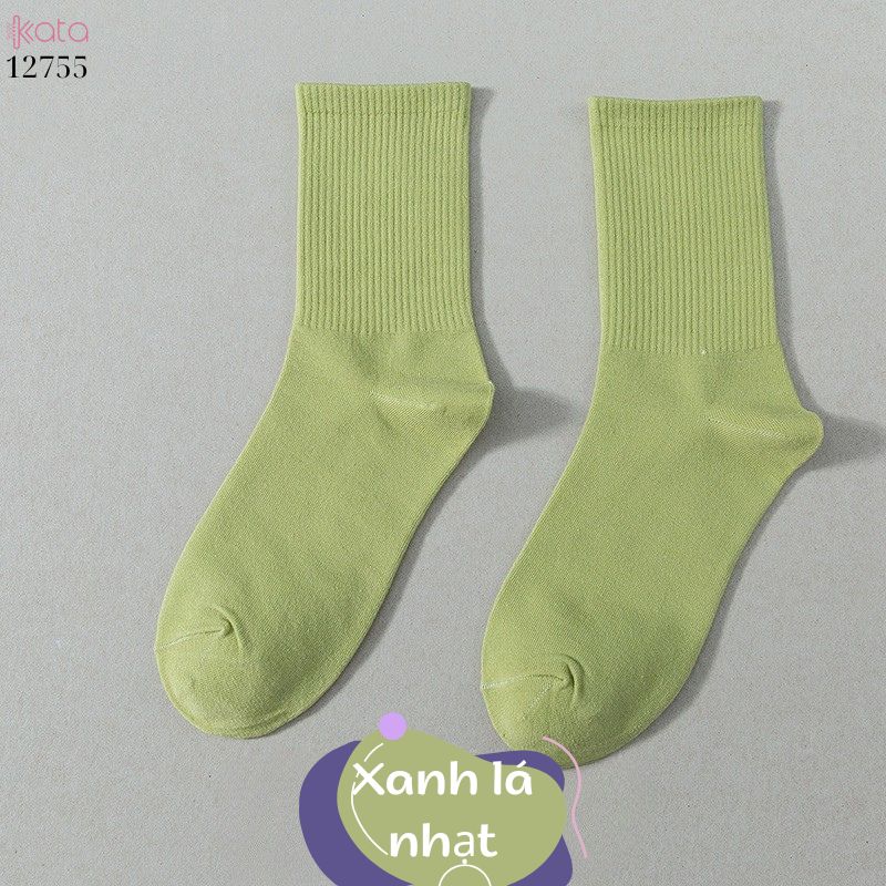 Tất vớ thể thao đồng phục mùa hè,tất bông mềm mịn thấm hút mồ hôi 12755