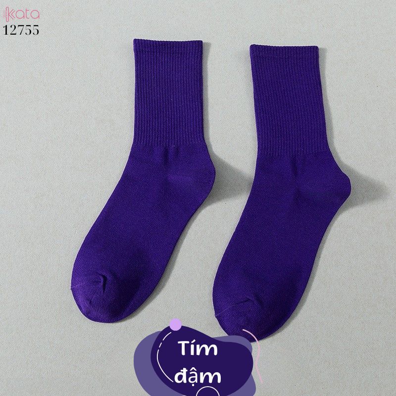 Tất vớ thể thao đồng phục mùa hè,tất bông mềm mịn thấm hút mồ hôi 12755
