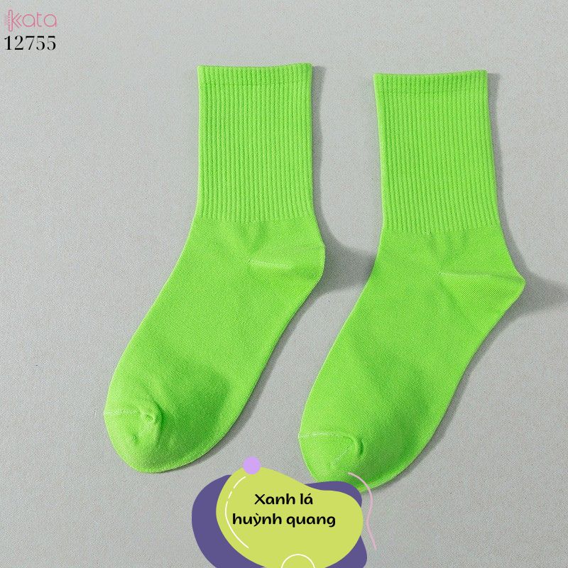 Tất vớ thể thao đồng phục mùa hè,tất bông mềm mịn thấm hút mồ hôi 12755