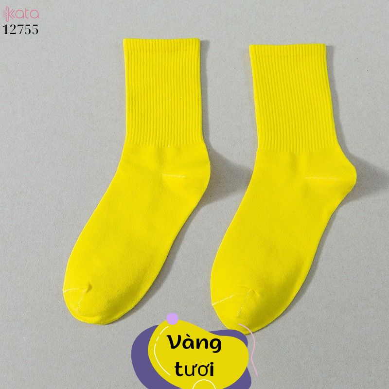 Tất vớ thể thao đồng phục mùa hè,tất bông mềm mịn thấm hút mồ hôi 12755