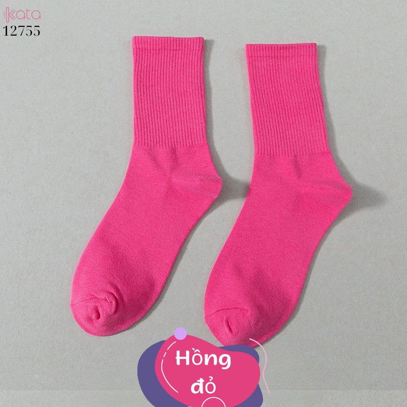 Tất vớ thể thao đồng phục mùa hè,tất bông mềm mịn thấm hút mồ hôi 12755
