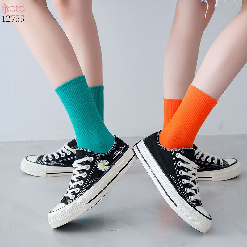 Tất vớ thể thao đồng phục mùa hè,tất bông mềm mịn thấm hút mồ hôi 12755