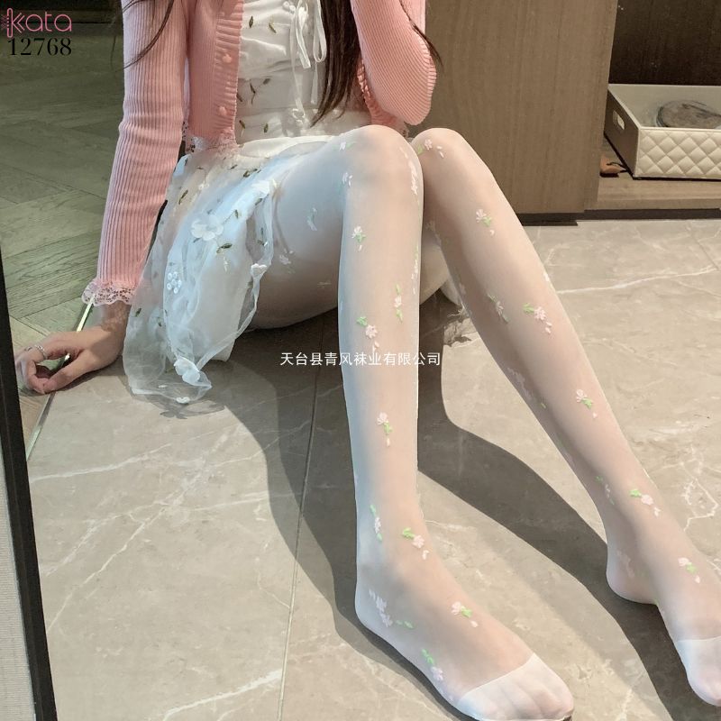 Quần tất mỏng mùa hè,quần hoa hồng phong cách Nhật Bản 12768