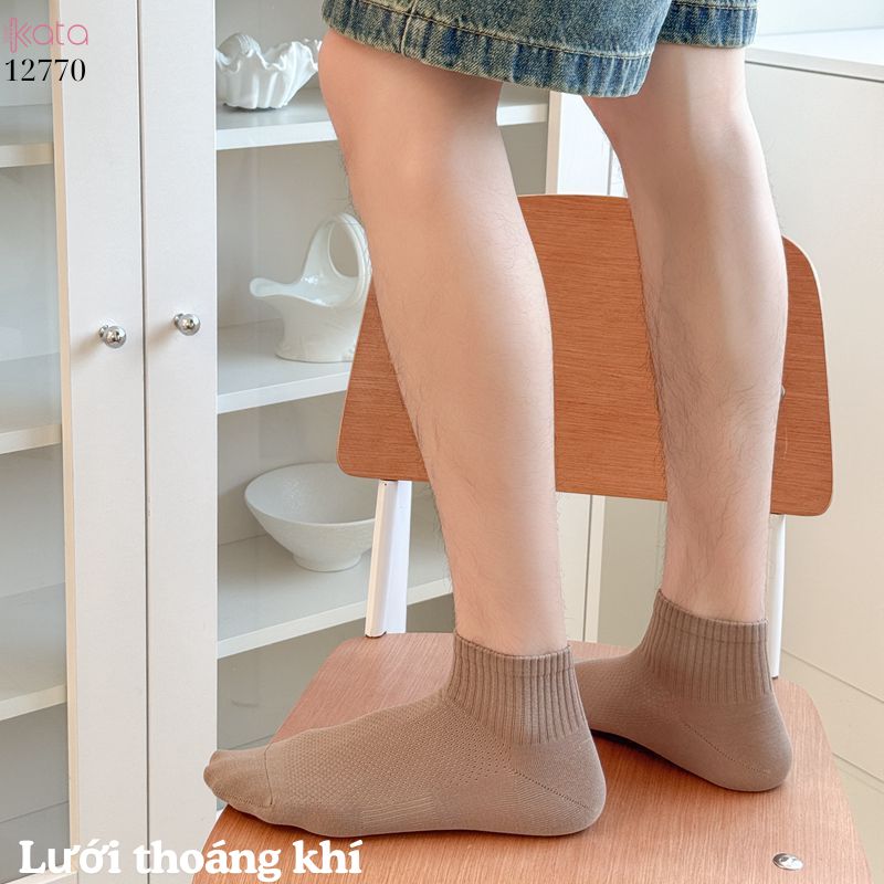 Tất vớ thể thao Nam mùa hè xuân,tất bông mềm mịn thoáng thấm mồ hôi 12770