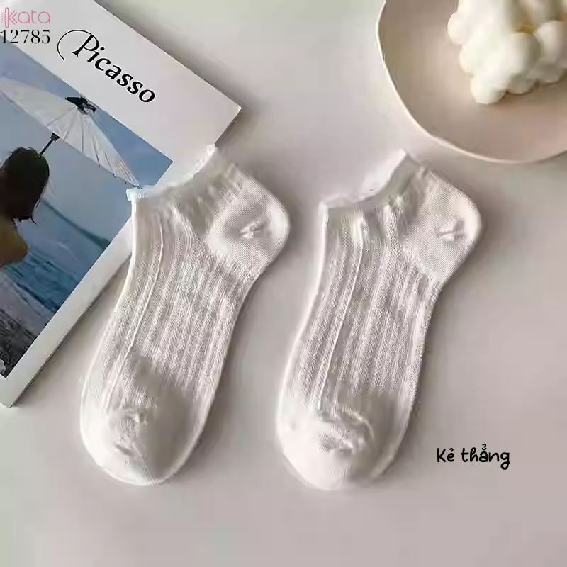 Tất thuyền vô hình bông mềm mịn,vớ nữ mùa hè thoáng khí thấm mồ hôi 12785