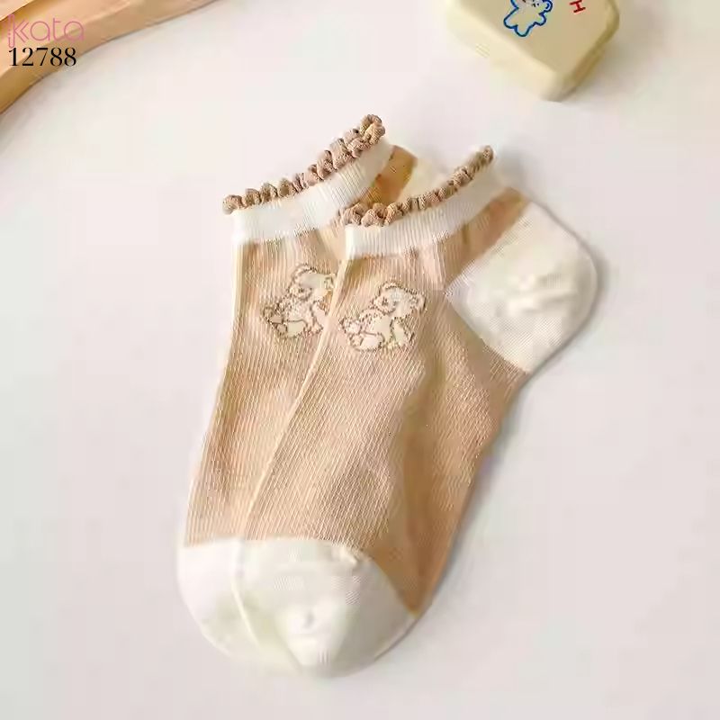 Tất thuyền vô hình bông mềm mịn,vớ nữ mùa hè thoáng khí thấm mồ hôi 12788