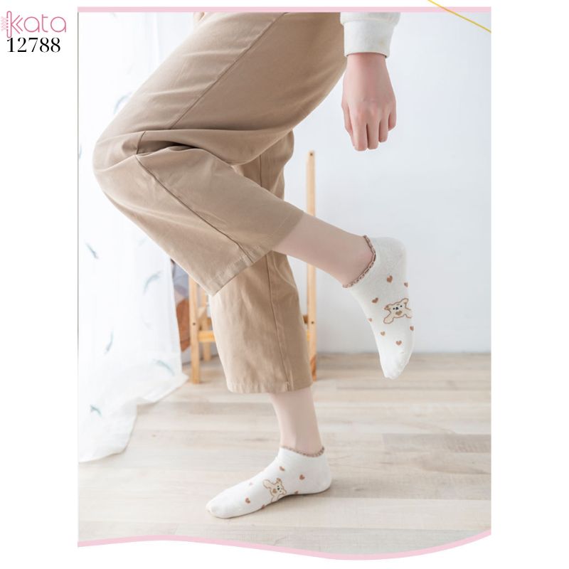 Tất thuyền vô hình bông mềm mịn,vớ nữ mùa hè thoáng khí thấm mồ hôi 12788