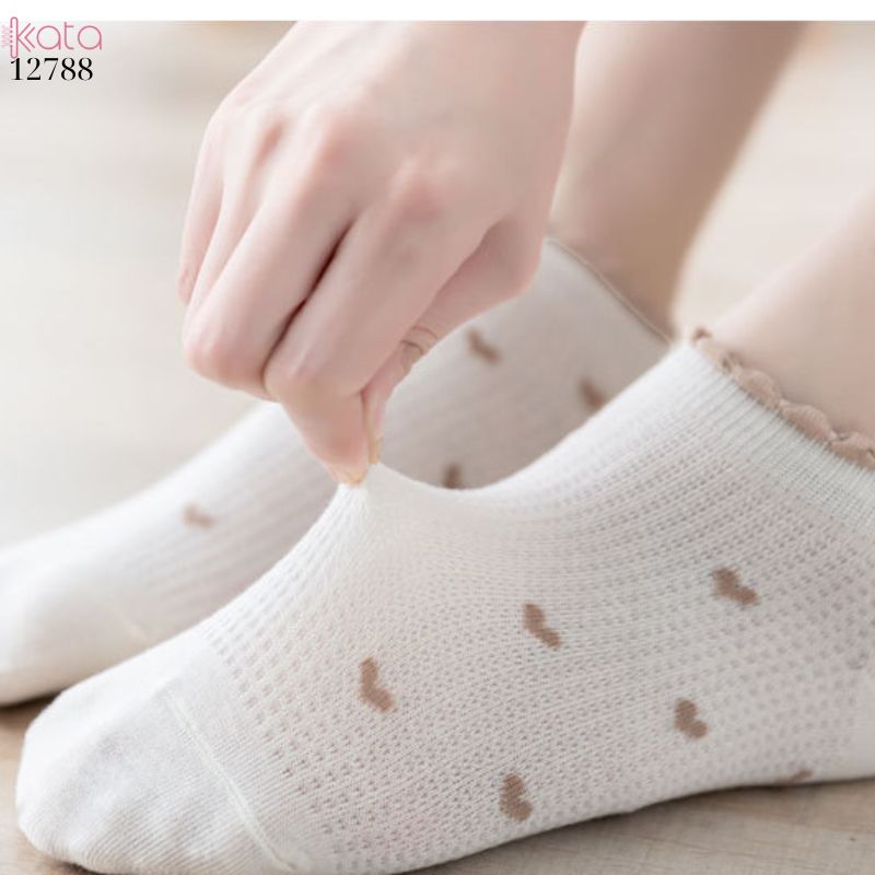 Tất thuyền vô hình bông mềm mịn,vớ nữ mùa hè thoáng khí thấm mồ hôi 12788
