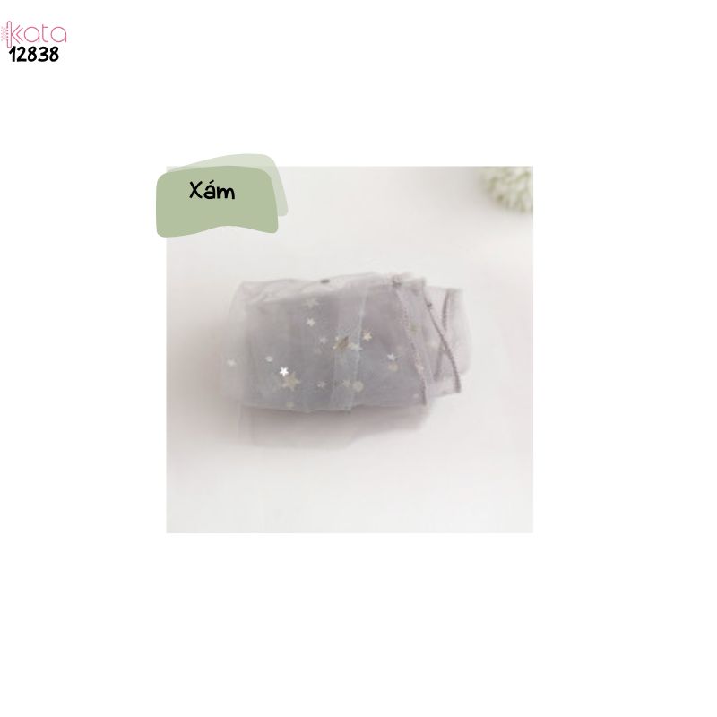 Tất lưới trong suốt mùa hè,vớ ngôi sao sequinned giữa bắp chân nữ 12838