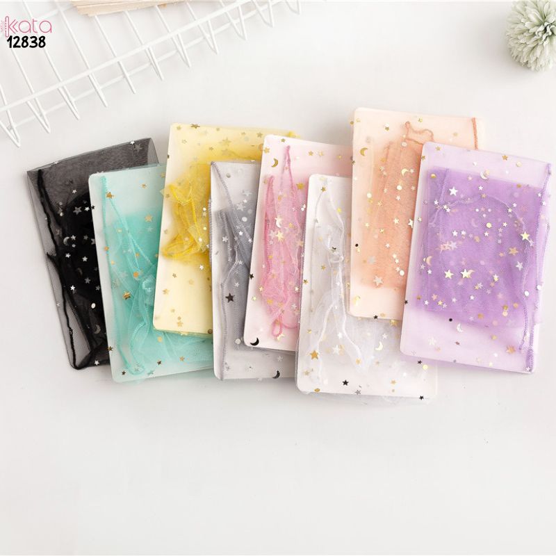 Tất lưới trong suốt mùa hè,vớ ngôi sao sequinned giữa bắp chân nữ 12838