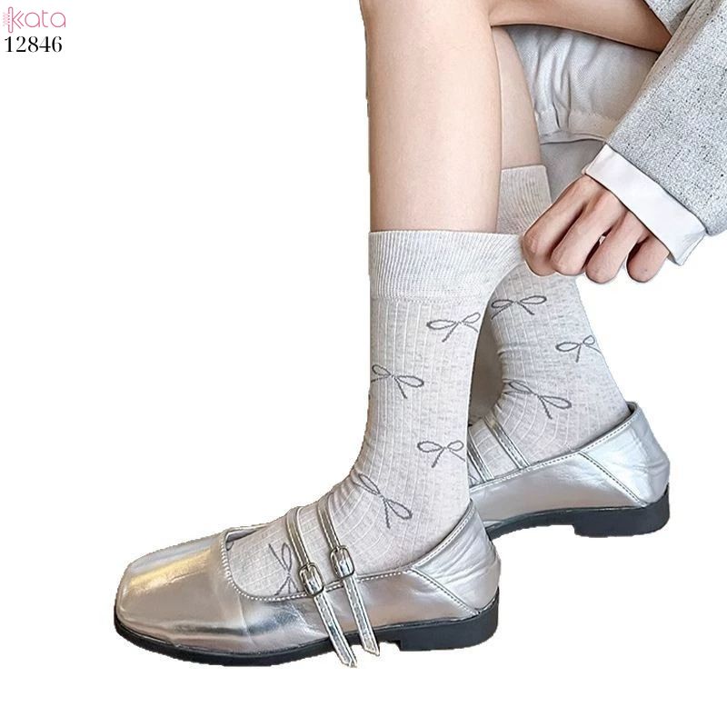Tất nơ mỏng mùa hè,vớ nữ giữa bắp chân 12846