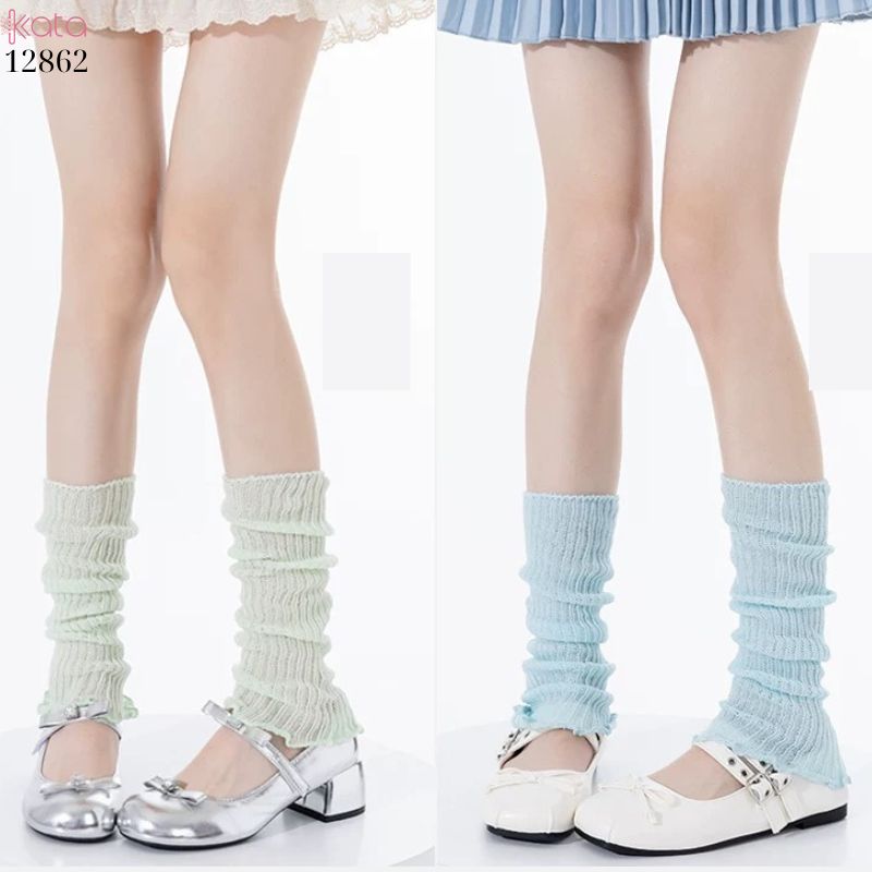 Ống tất mỏng mùa hè,vớ bắp chân Jk ballet nhiều màu 12862