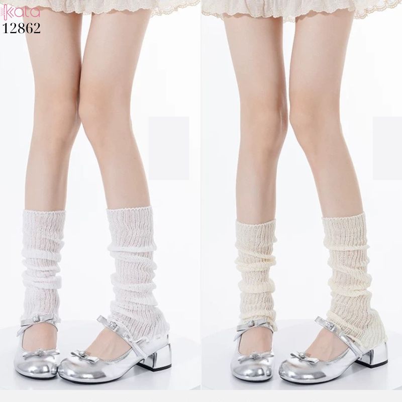 Ống tất mỏng mùa hè,vớ bắp chân Jk ballet nhiều màu 12862