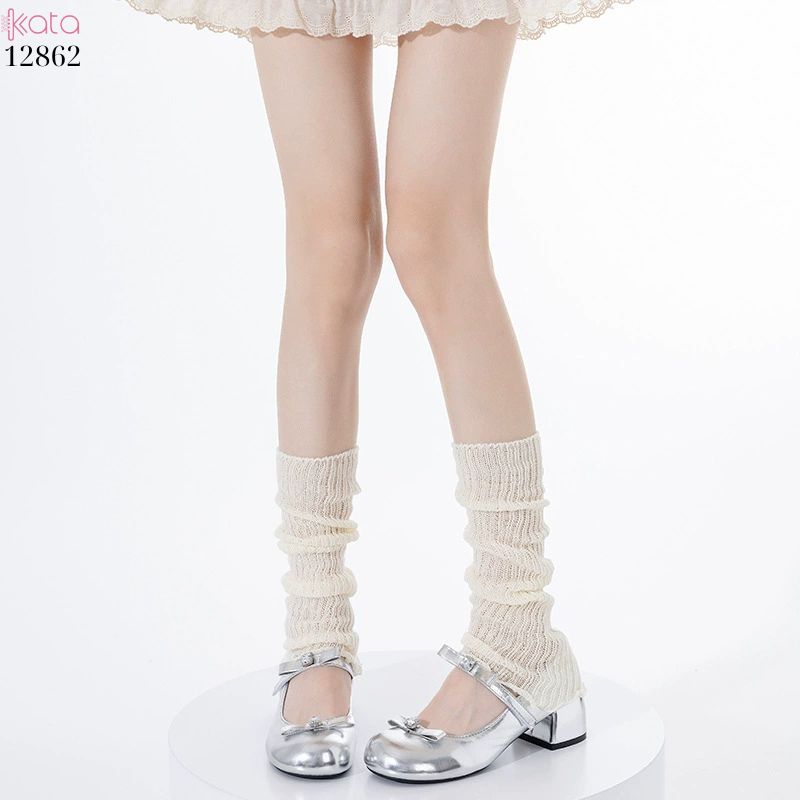 Ống tất mỏng mùa hè,vớ bắp chân Jk ballet nhiều màu 12862