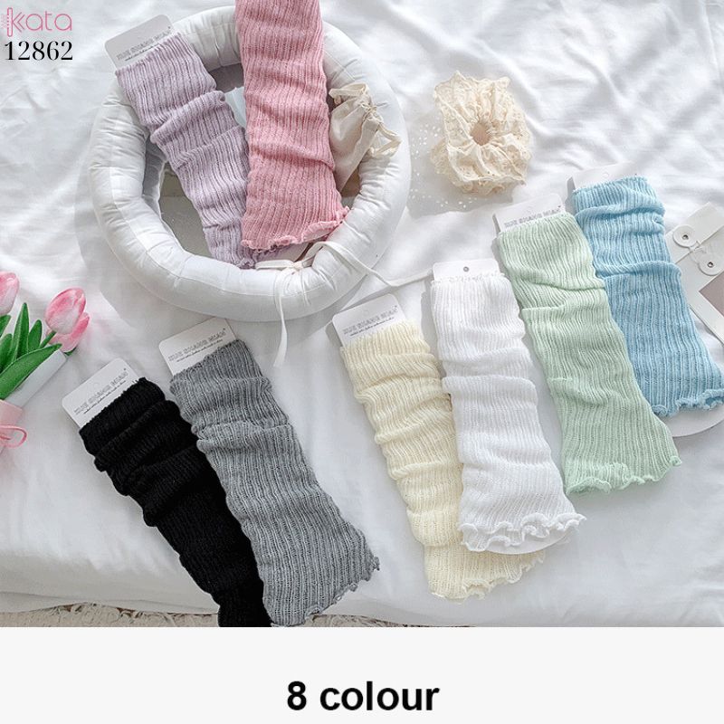 Ống tất mỏng mùa hè,vớ bắp chân Jk ballet nhiều màu 12862