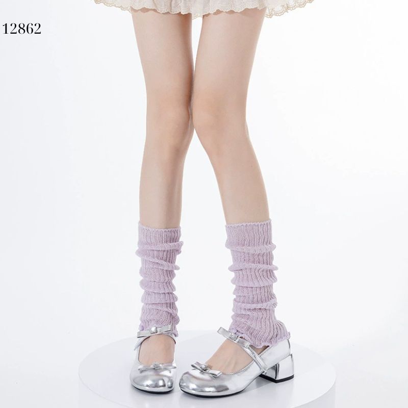 Ống tất mỏng mùa hè,vớ bắp chân Jk ballet nhiều màu 12862