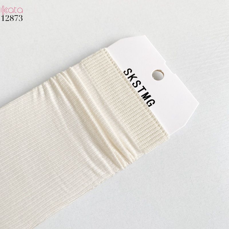 Tất màu trơn vải Modal mềm mịn chống trượt,vớ nữ giữa bắp chân 12873