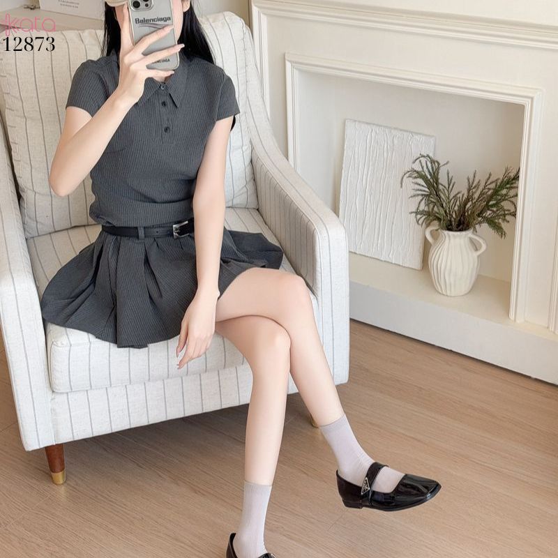 Tất màu trơn vải Modal mềm mịn chống trượt,vớ nữ giữa bắp chân 12873