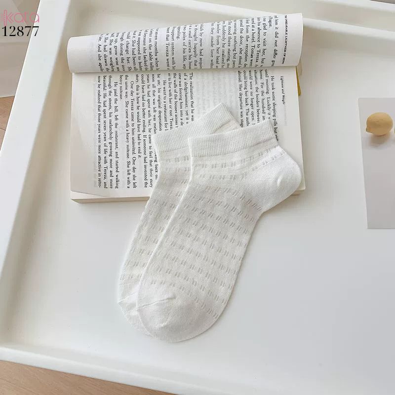 Tất lưới sợi tre mùa hè,vớ ngắn thoáng khí thấm hút mồ hôi 12877