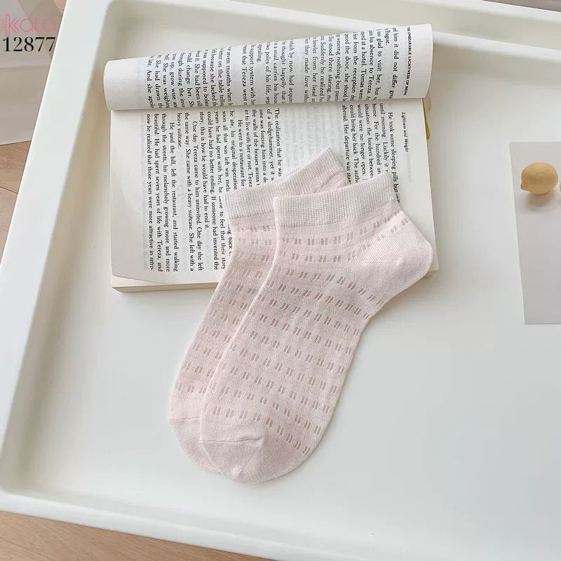Tất lưới sợi tre mùa hè,vớ ngắn thoáng khí thấm hút mồ hôi 12877