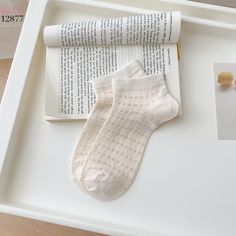 Tất lưới sợi tre mùa hè,vớ ngắn thoáng khí thấm hút mồ hôi 12877