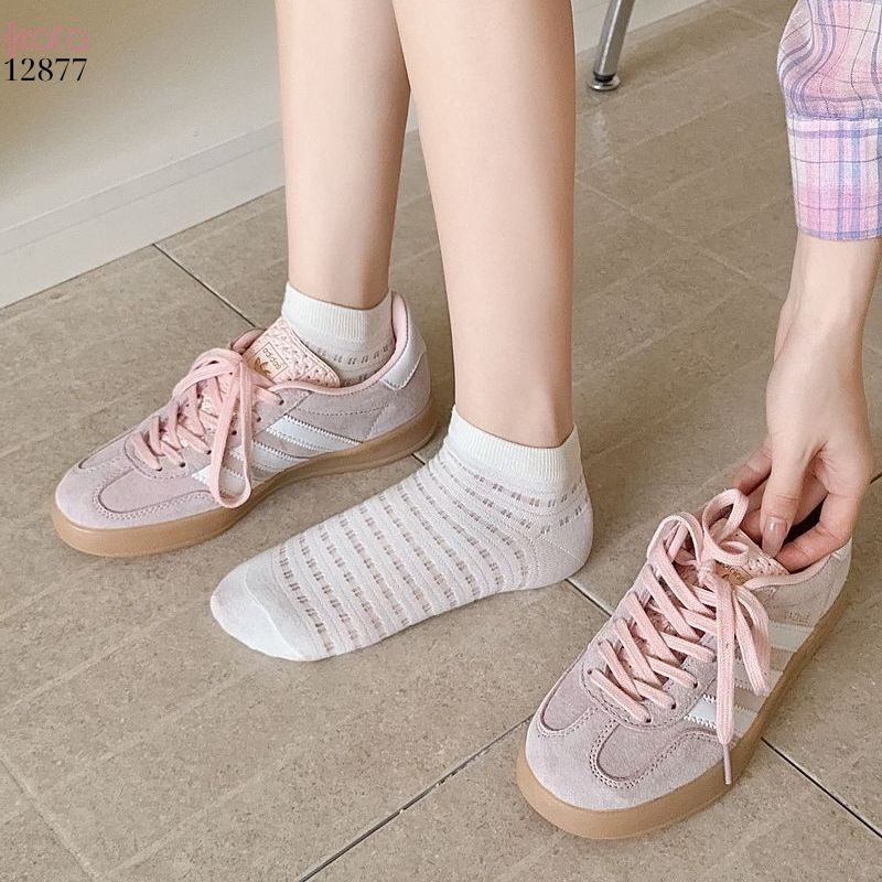 Tất lưới sợi tre mùa hè,vớ ngắn thoáng khí thấm hút mồ hôi 12877