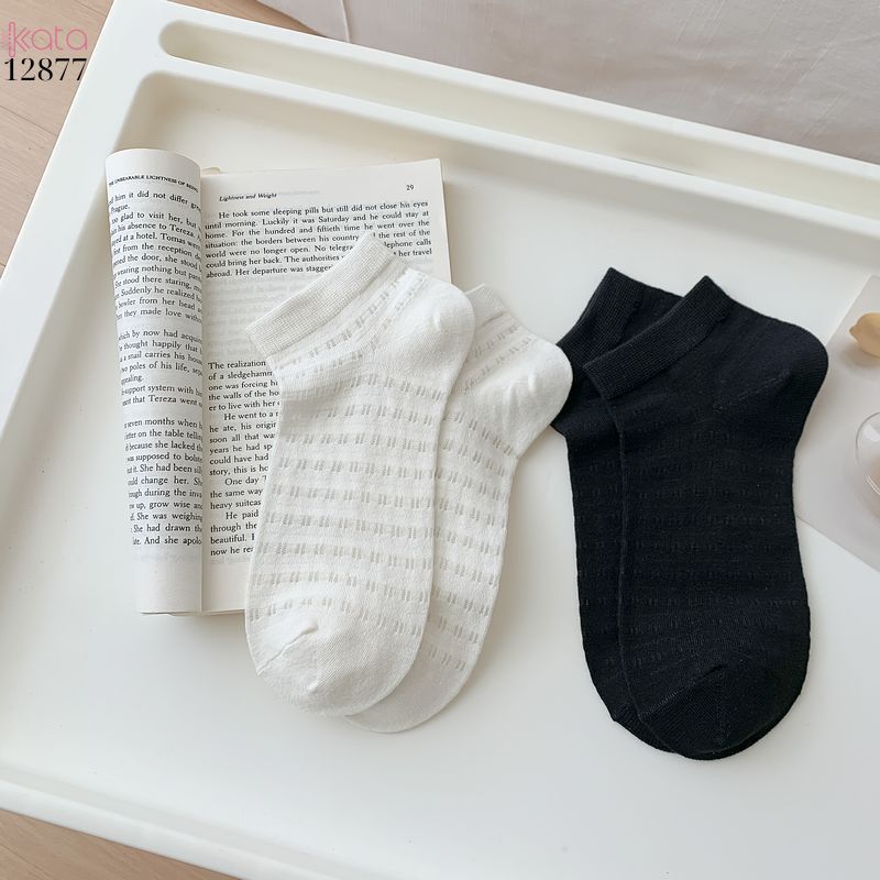 Tất lưới sợi tre mùa hè,vớ ngắn thoáng khí thấm hút mồ hôi 12877